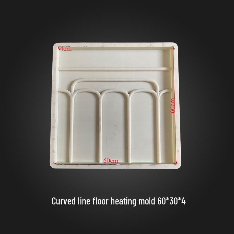 Flat Template PC Mold Injection Bending Line Plastic Cover Plate for Floor Heating Insulation.