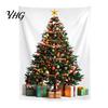 Festive Background Cloth Merry Christmas Tapestry, Wall Hanging Fabric Backdrop, Xmas Tree Winter Holiday Themed Decor Art for Living Room,