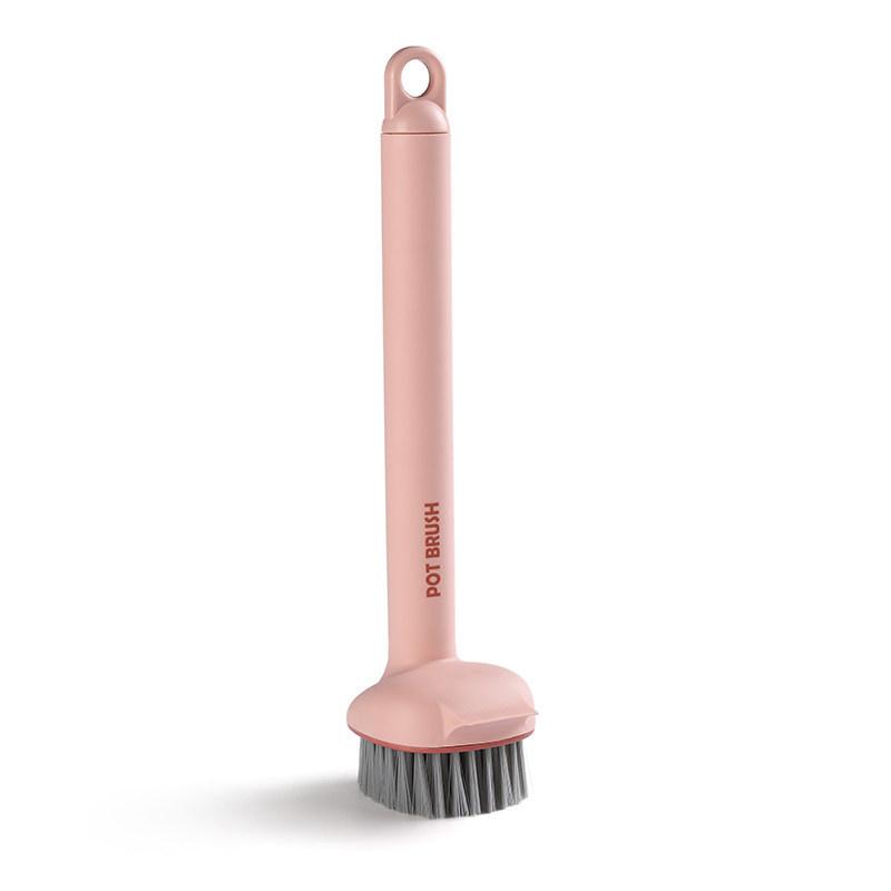 Dish Brush With Handle Kitchen Scrub Brushes For Cleaning Dish Scrubber With Stiff Bristles For Sink Pots Pans