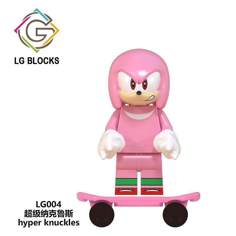 Sonic Mini Figure Giocattoli Super Sonic the Hedgehog Shadow Nakkururu Building Blocks LG1001 Lego Minifigures