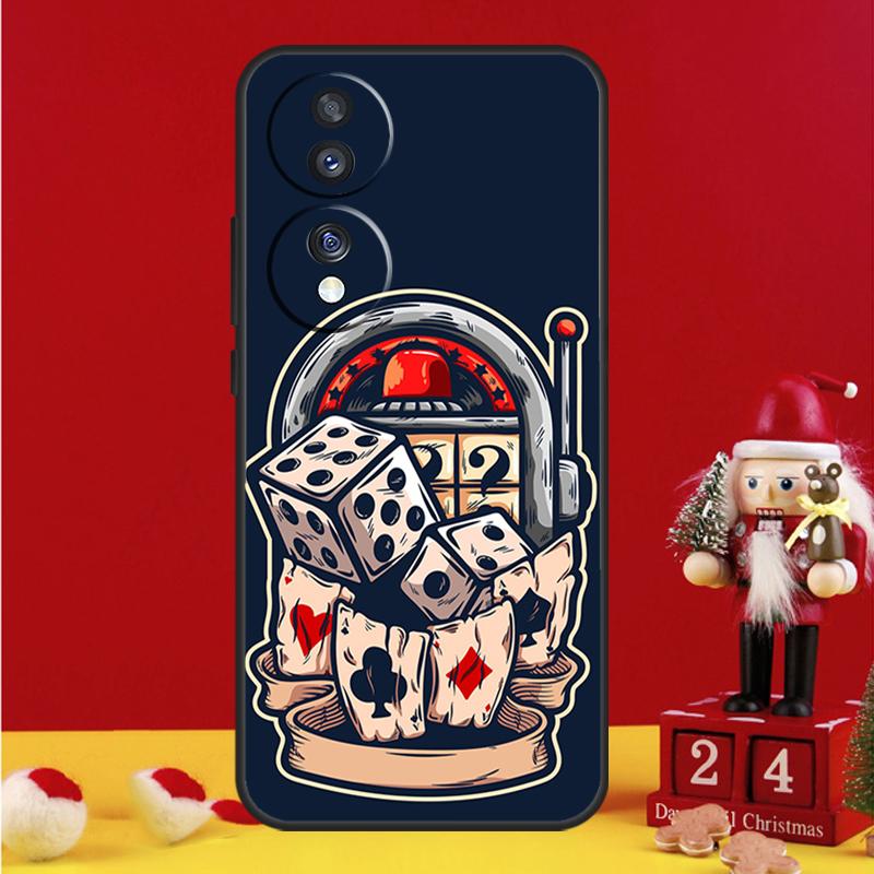 Casino Glücksspiel Hülle Für Honor X8b X9b X8a X9a X7a X6a X7 X8 X9 Honor 70 50 10 90 Lite Magic 6 5 Pro Abdeckung