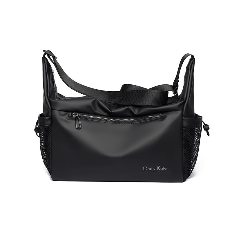 

Мужская сумка через плечо большой вместимости, сумка-мессенджер для поездок чёрный