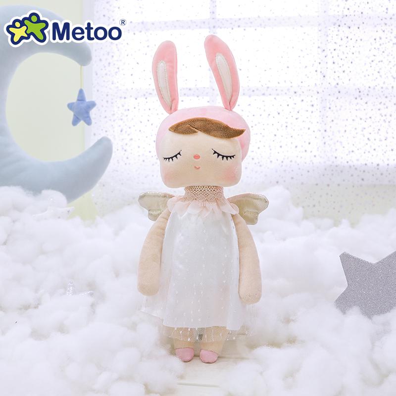Non-Toxic Original Metoo 34Cm Angel With Wings Angela Princess Plush Doll Childrens Stuffed Toy Holiday Birthday Gifts For Kid Baby