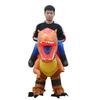 Halloween Cavalcata Velociraptor Costume Gonfiabile Costume Gonfiabile Tirannosauro Bambola Cartone Animato Vestito Spettacolo Teatrale Festa