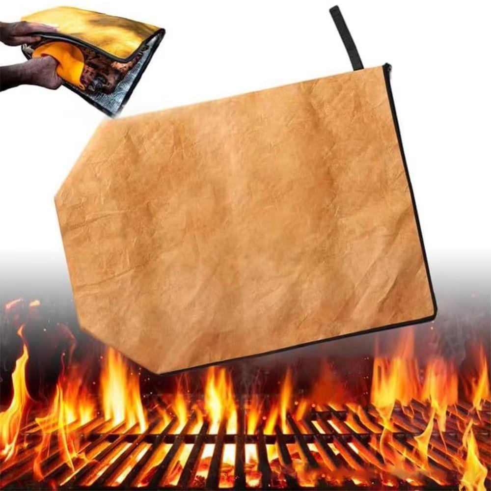 

Waterproof Portable BBQ Blanket Zipper Reusable Grilling Pouch Turkey