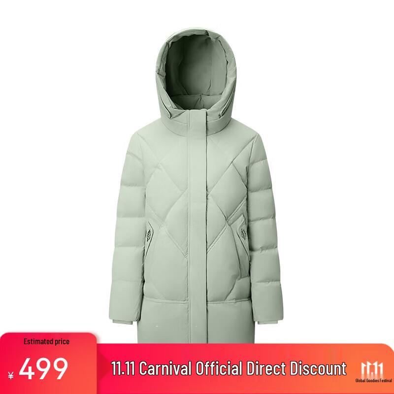 

Женский короткий пуховик с капюшоном Qianrengang 2025 Y309305Y 2XL