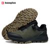 BAASPLOA Men's Outdoor Hiking Boots Hiking Shoes Men's Rotating Buckle Lightweight Non-slip Men's Outdoor Brand Men's Shoes Winter Upgrade Thickened
