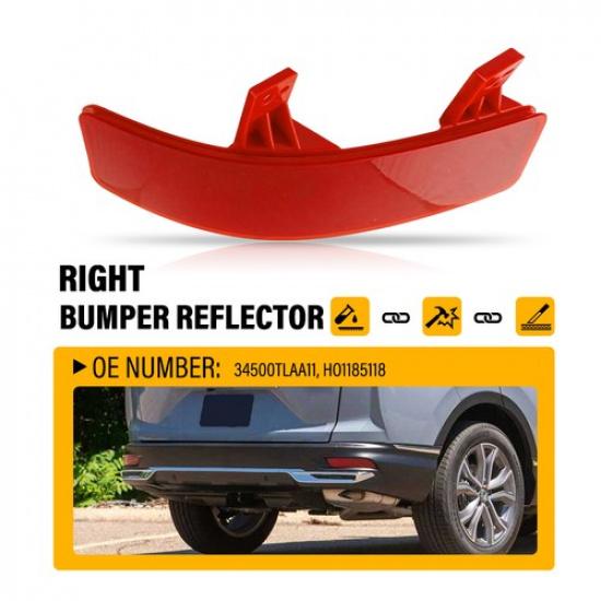 

Fit - Honda CR-V LX 1Pack Rear Reflector Brake Bumper Red Housing Right