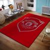 Manchester United Logo Red Rug Non-slip Rug Suitable for Living Room and Bedroom Sofas