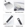 Food Mover Stainless Steel Griddle Scoop Large Heavy Duty Food Shovel Beveled Edges with Handle Griddle Spatula Stir Fry