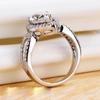 Celebrity Recommended Internet Celebrity Tide Water Drop Pear-Shaped Zircon Ring Women'S Jewelry