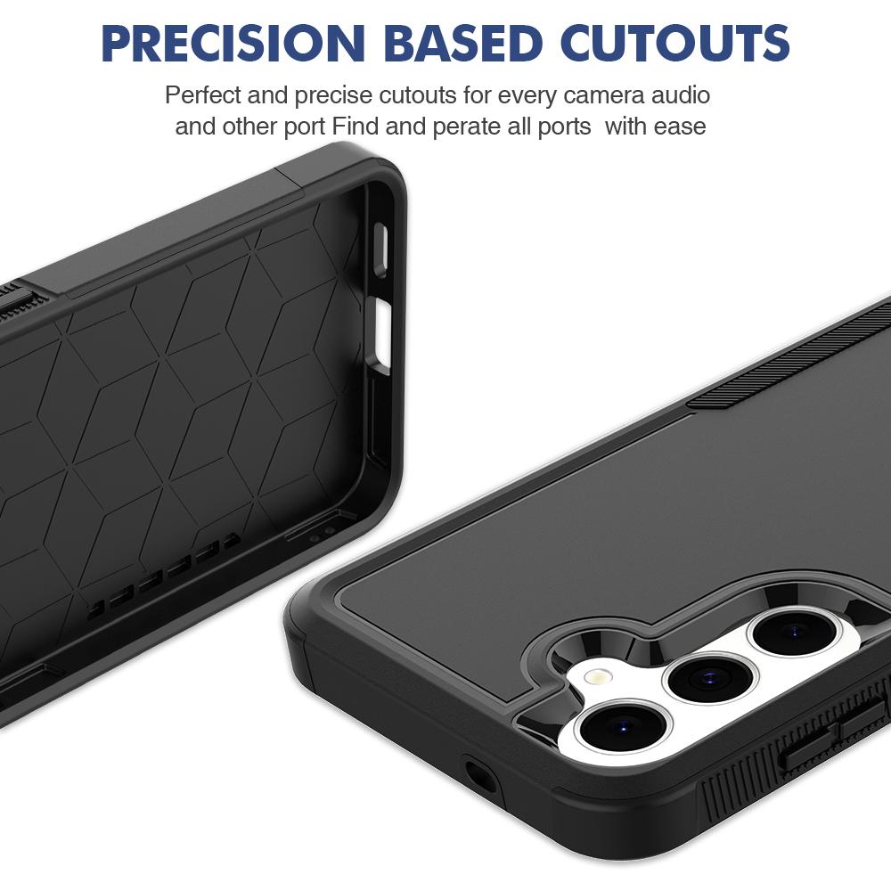Shockproof Case For Samsung Galaxy S25 FE S25Plus S25+ S25Ultra S25Edge S25FE Funda TPU+PC Dual Layer Protect Cell Phone Cover