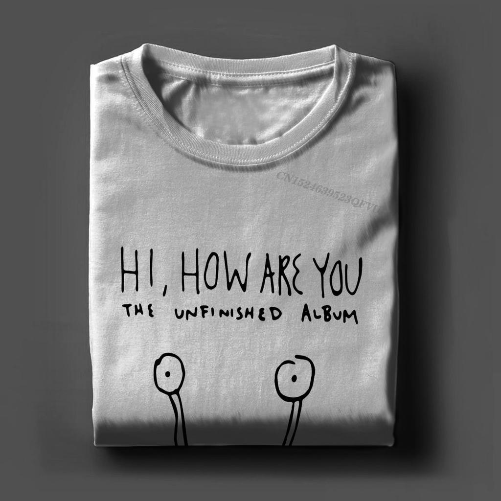 Salut Cum Ești Tricou Muzical Bărbați Anii 90 Noutate Bumbac Tricou Gât Rotund Harajuku Tricou Estetic Camisas Îmbrăcăminte