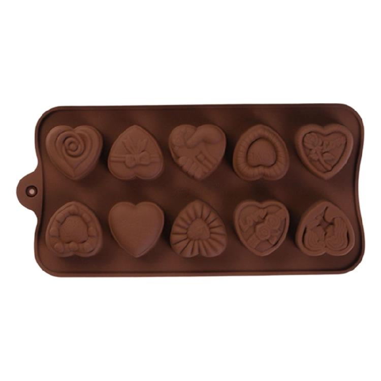 

Silicone Baking Molds Suitable For Cakes Muffins Soap Friendly Kitchen Tool Nonstick Baking Molds шоколадний