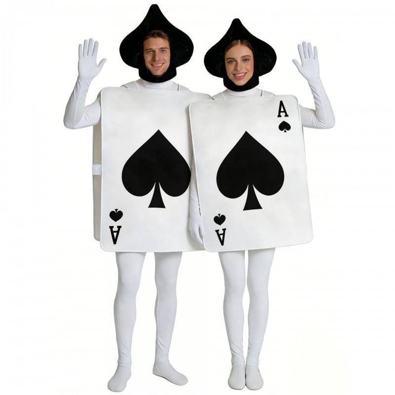 Halloween Poker Costume Kids Adult Cosplay Party Role Play Outfit