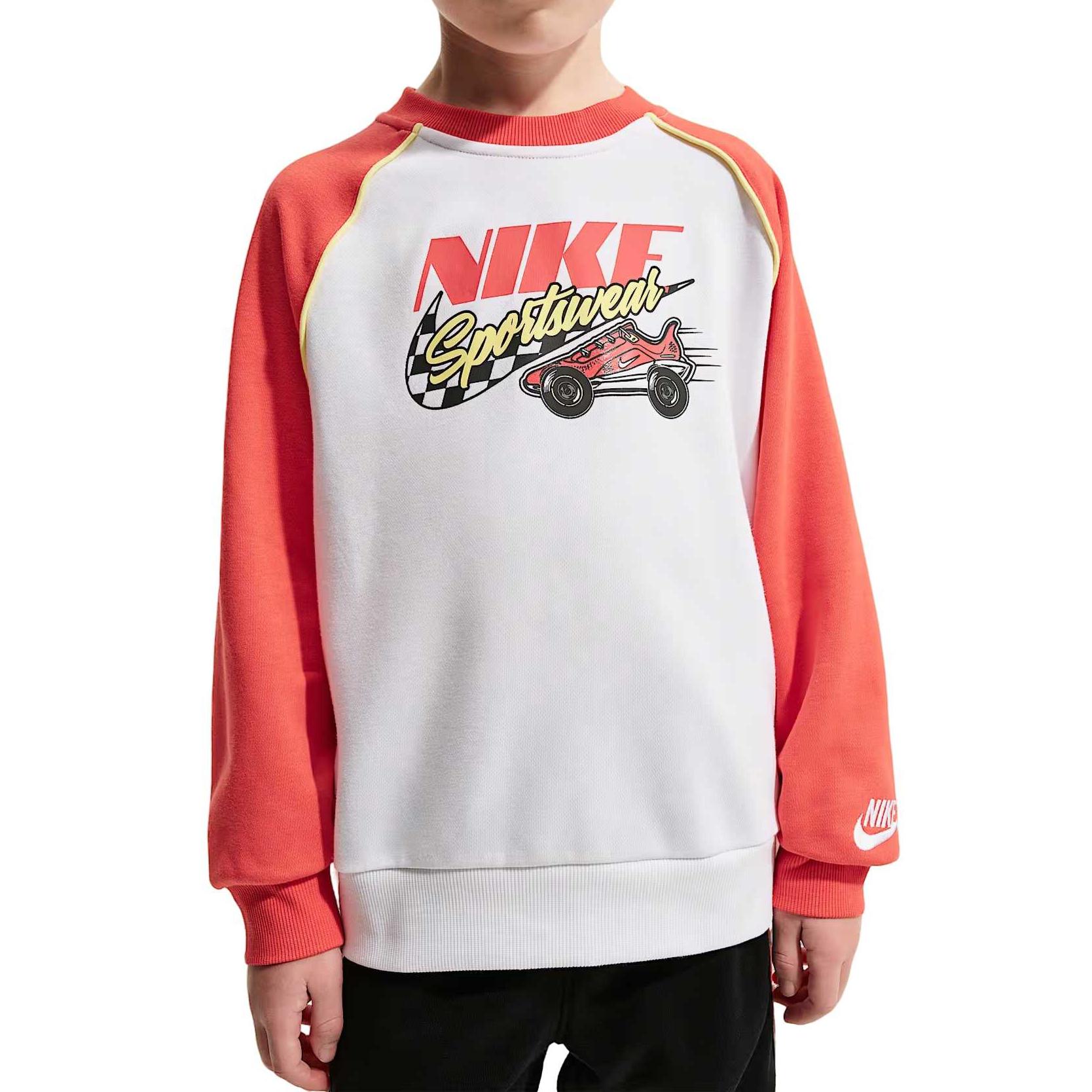 Nike Sportswear Victory Lap Knit Crew Neck Casual Kids tops IU5326-100 7