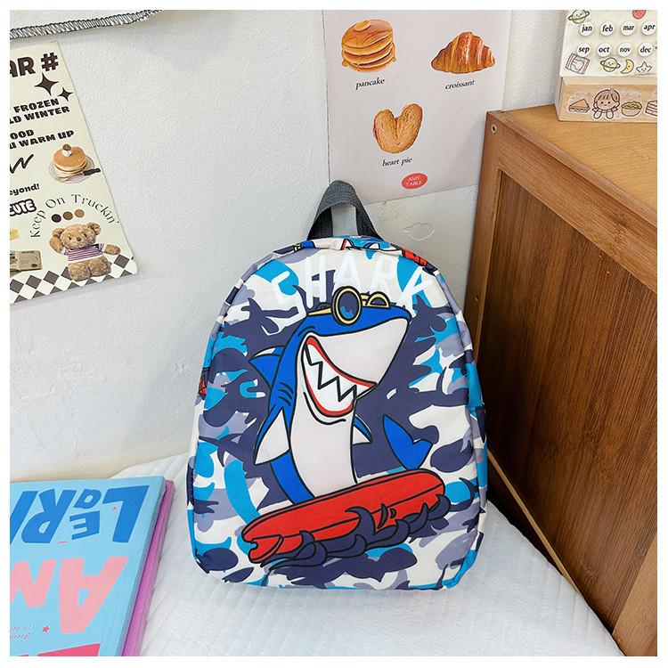Cute Cartoon Kids Backpack Lightweight Nylon School Bag For Boys And Girls