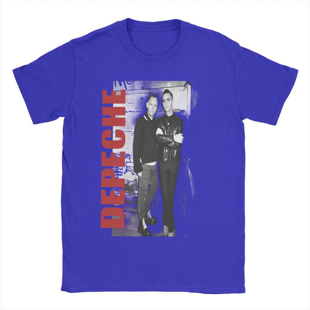 Electronic Rock Depeche Cool Mode Men T Shirt  Casual Tee Shirt Short Sleeve Crew Neck T-Shirt Cotton Plus Size Clothing