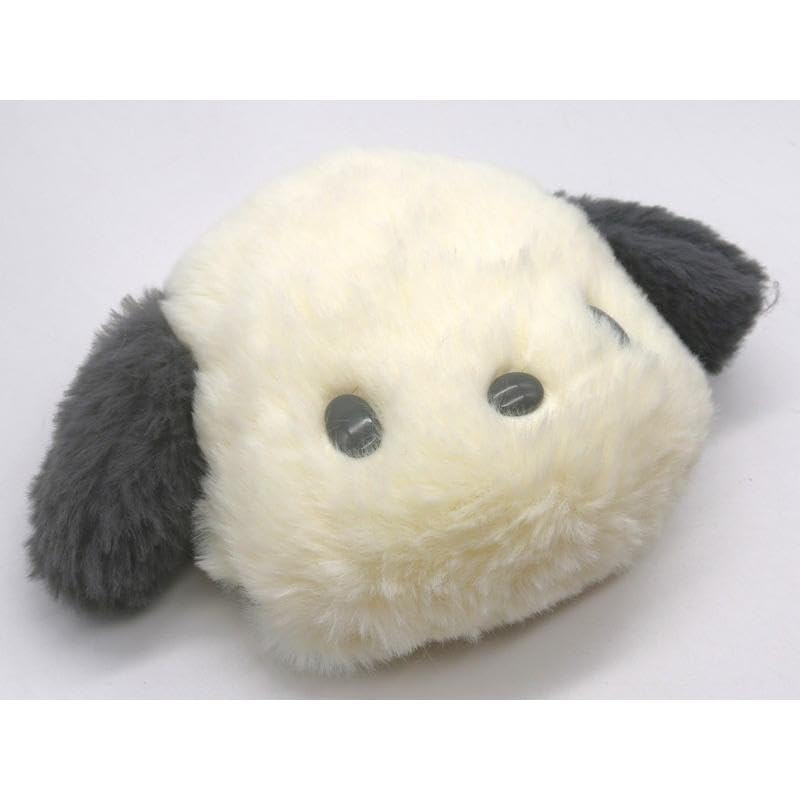 Pochacco Face Pass Case with Plush Toy Set Reel, (Pass Case, Ring)