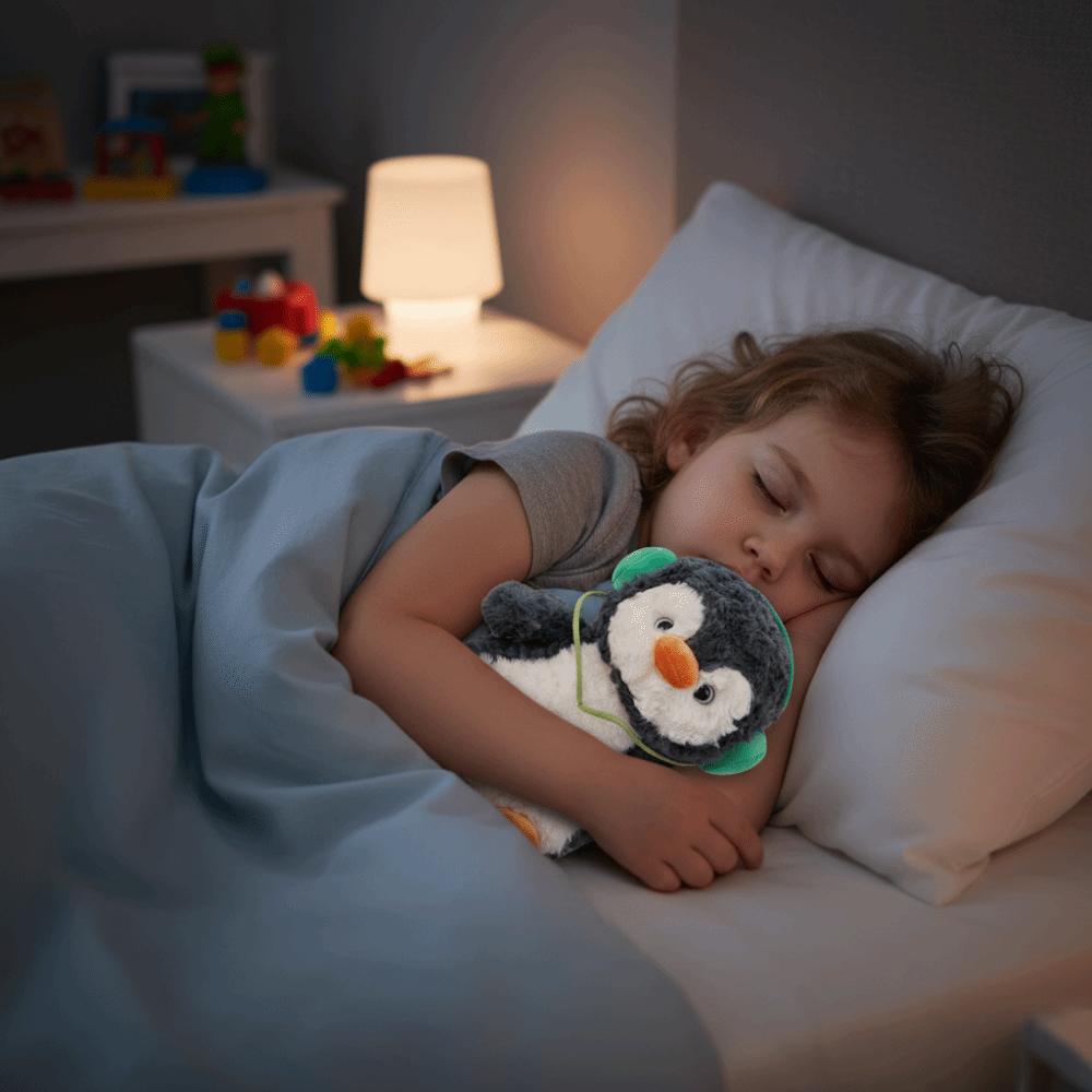 Soft Material Penguin Plush Toy Cartoon Style Soft Doll Animal Doll Throw Pillow  Christmas Present