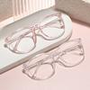 Fashion Anti Blue Light Glasses for Women Men Candy Color Eyeglasses Frame Eyewear Korean Ins Travelling Computer Eye Glasses