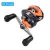 Baitcast Reel with Magnetic Braking System Outdoor Fishing Wheel 7.2:1 Gear Ratio Water Drop Wheel for Freshwater Saltwater