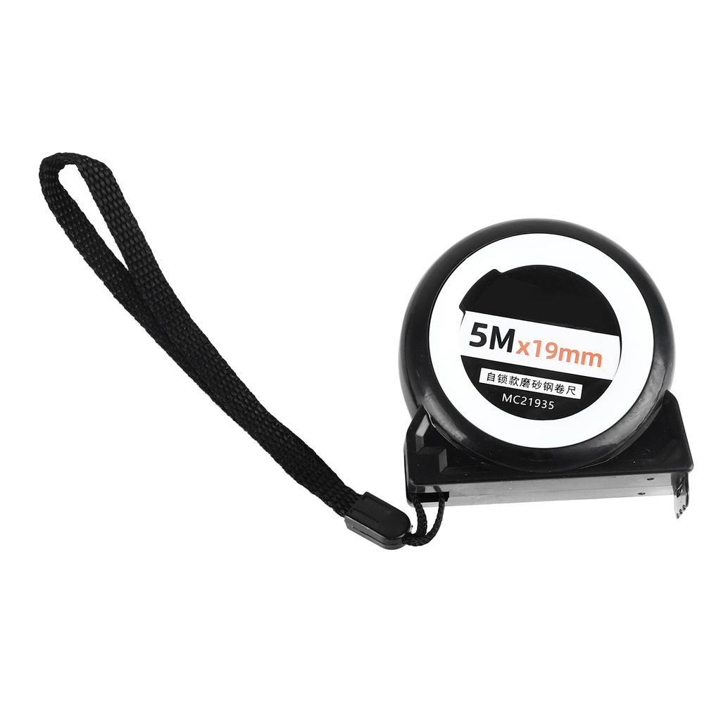 Steel Tape Measure High Accuracy Retractable Measuring Tape Self Locking Type Matte Finish 5 Meter