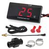 Mini Meter Thermometer Motorcycle KOSO Water Temperature Gauge for XMAX300 CB400 MT 07 09 + Koso Temperature Sensor