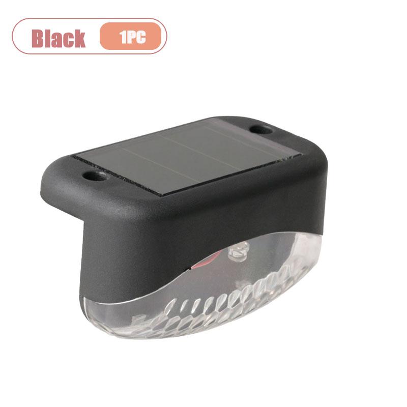 Solar Stair Riser Lights Waterproof Wall Mounted LED for Outdoor Steps Balcony Fence and Garden Accent Lighting