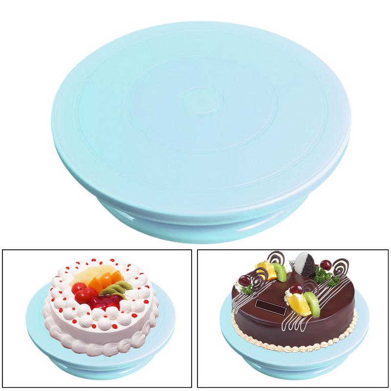 14cm Rotating Plate Cake Decorating Turntable Display Stand Baking DIY Tool