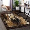 1pc Bear,Forest,Tracks Office Carpet Soft Polyester Entrance Carpet Washable Non Slip Machine Washab