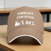 Gabelstapler-zertifiziert Lustig Gabelstapler Retro Vintage Baseballkappe Tennis Skate Hip Hop Hüte Herren Erwachsene Lässig Print Snapback Kappe