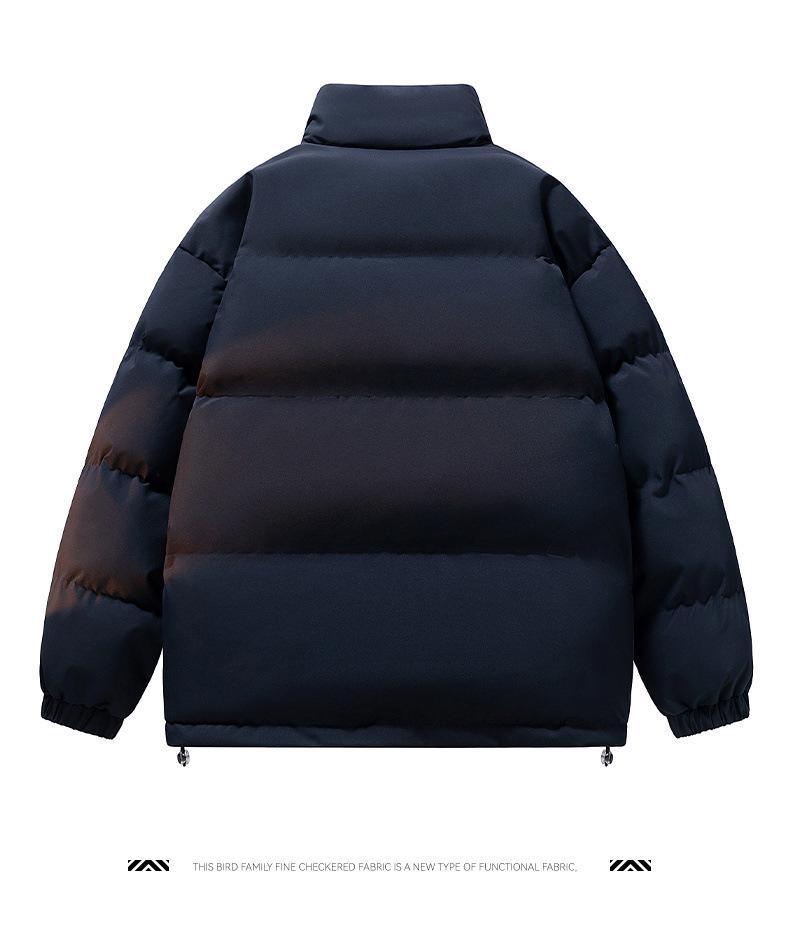 Teen Stand Collar Cotton Jacket - Trendy Padded Outerwear for Junior & High School Boys