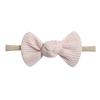 Tie Children'S Bow Headband Solid Color Knitted Waffle Baby Baby Headband Hair Accessories 2526