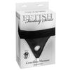 Harnais - Crotchless - Noir - Ouverture facile - Ceinture élastique - Pour godes ventouse