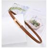 Belts for Women's Fashionable Thin Belts  Versatile Smooth Buckles  New Skirts  Dresses  Decorative Women's Trousers