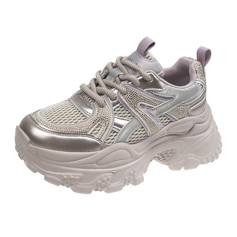 Fashion casual sports wear-resistant ultra-light fashion versatile women's shoes mesh breathable does not cover the feet new women's shoes