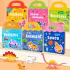 Childrens Educational Puzzle Book With Reusable Magnetic Stickers For Focus Development And Quiet Play