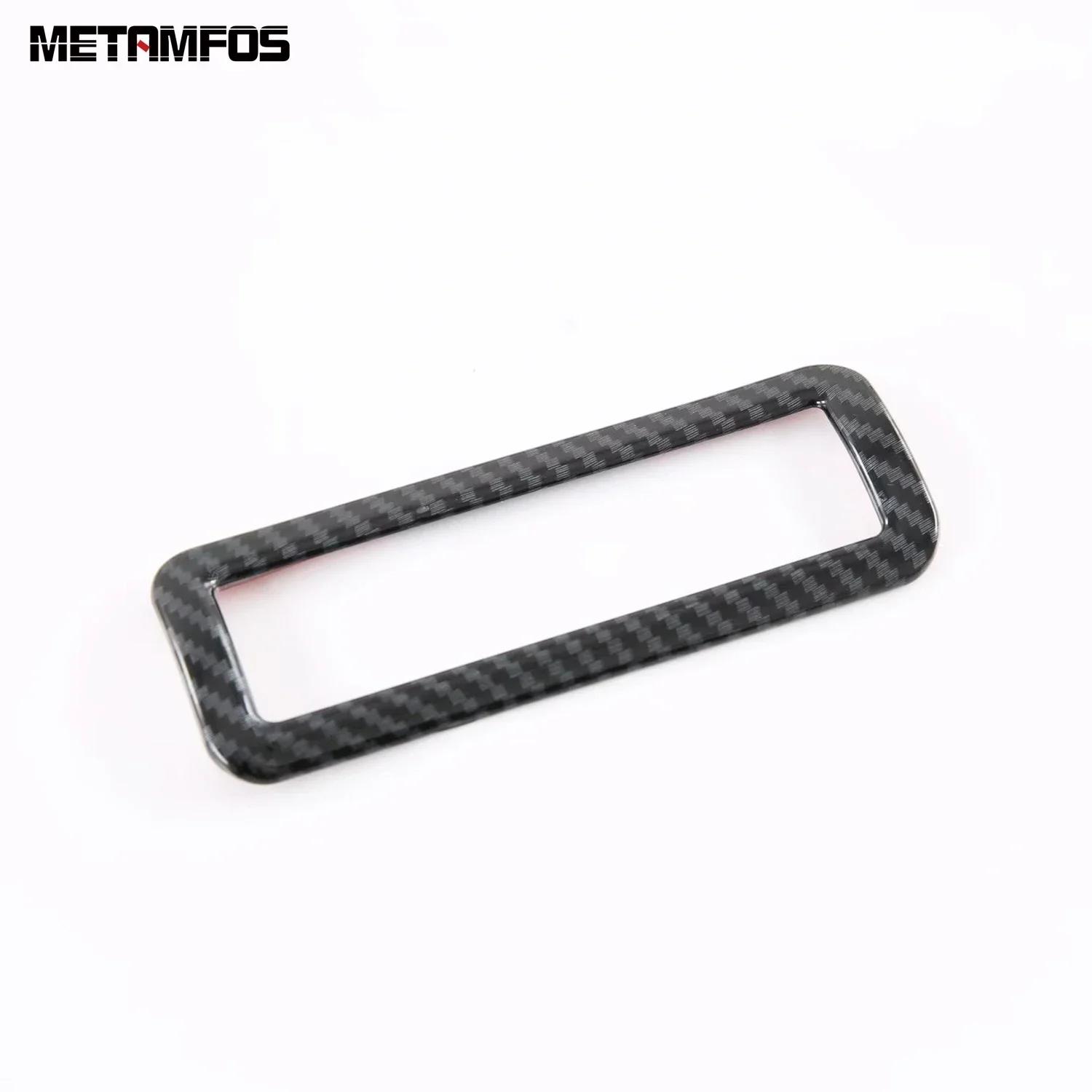 For Toyota bz4x - 2024 2025 Carbon Fiber Head Light Lamp Adjustment Switch Cover Trim Interior Accessories Car Styling Carbon Fiber Plastic