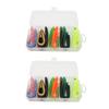 20pcs Soft Fishing Lure Simulation High Toughness Artificial Loach Lure Set for Outdoor Fishing