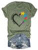 New Womens shortsleeved casual Tshirt accept understand love printed summer fashion loose top with shortsleeved pullover
