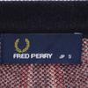 Fred Perry Stripe Long Sleeve V Neck Cardigan S Navy System Men's Used