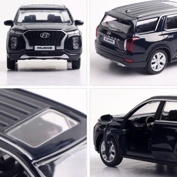 Hyundai Palisade Diecast, White, Popular Korean Toys