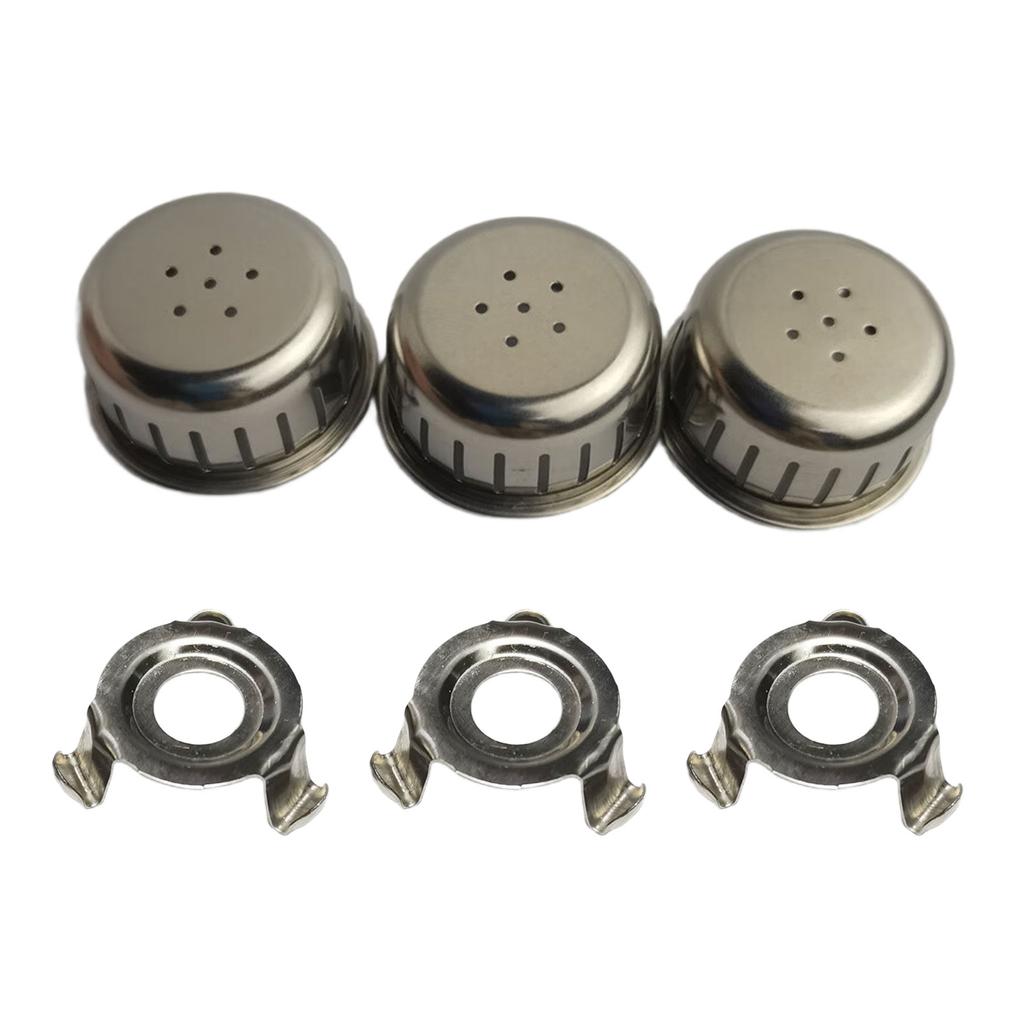 3 Set Universal Pressure Anti-Block Support Set Pressure Cooker Part Stainless Steel Texture for Pressure Cookers