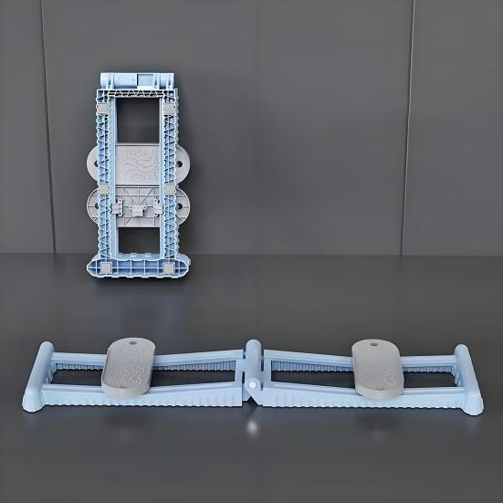 Split Machine Leg Stretcher Silent Foldable Simulated Ski Machine Home Gym Leg Stretching Pelvic Floor Muscle Trainer Full Body Slimming Workout