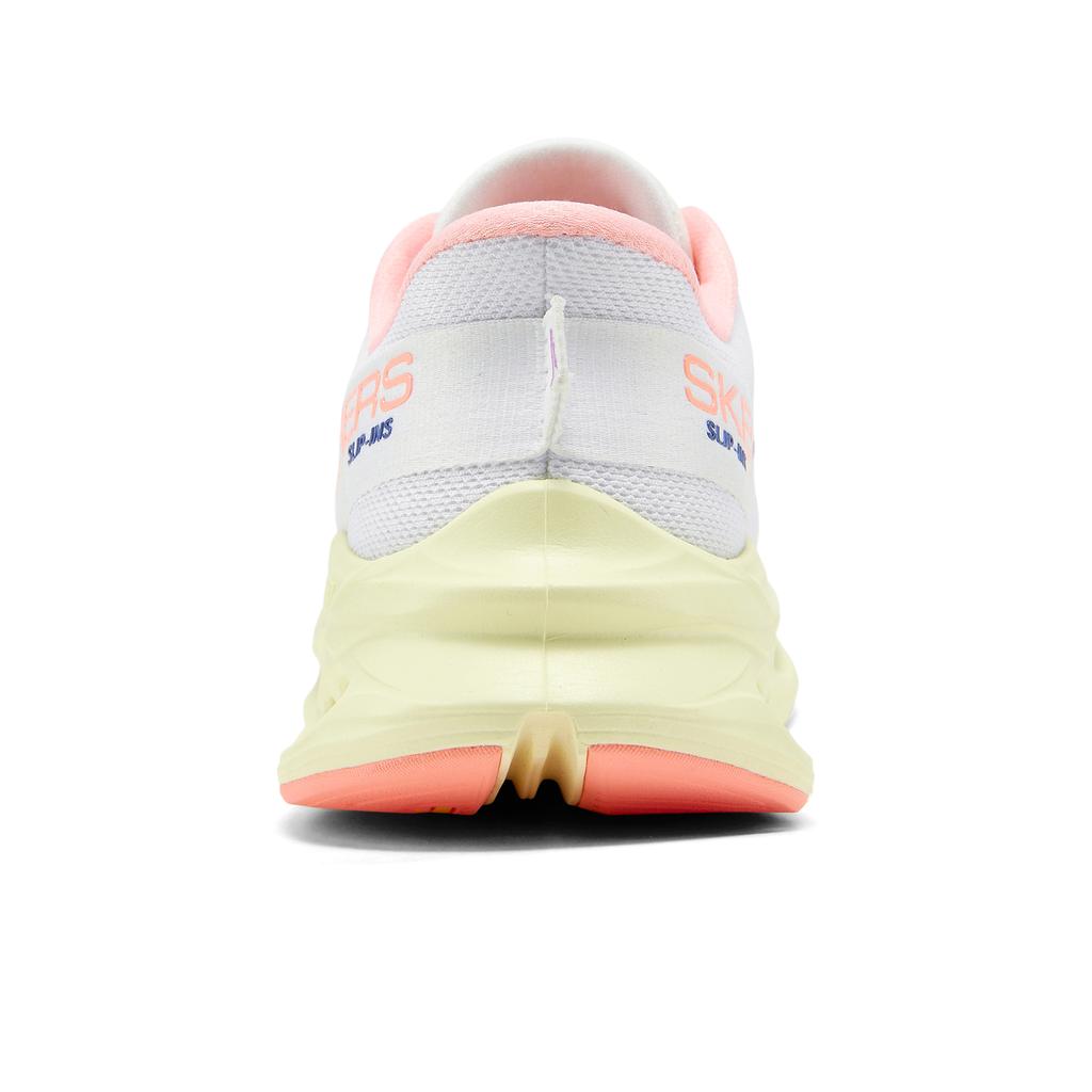 Skechers Slip-Ins Leicht Stützend Balance Bequem Atmungsaktiv Niedrig geschnitten Lässig Stadtwanderung Laufschuhe Damen Sneaker 129400-WPK