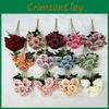 Rose Artificial Flower Wedding Hotel Restaurant Desktop Decoration Ornament Room