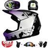 Motorcycle Helmet Children Off Road Helmet Bike Downhill Am Dh Cross Helmet Capacete Motocross Casco Three piece gift set Motor