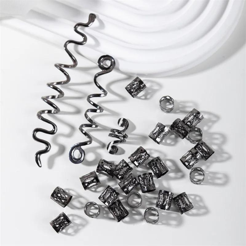 European and American Popular Viking Celtic Knot Retro Ethnic Style Spiral Snake Shaped Dirty Braid Hair Clip Accessories