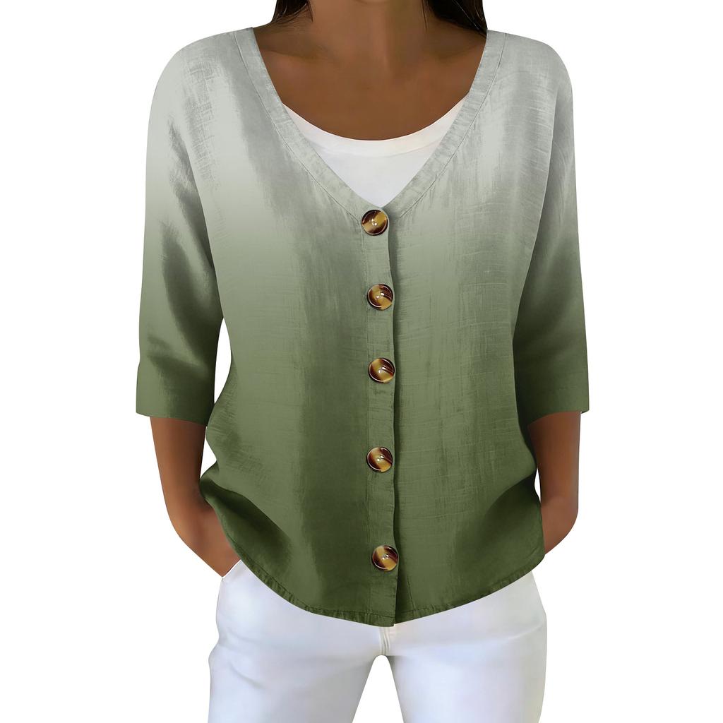 Women's 3/4 Sleeve Shirts Graphic Tees Shirts Casual Basic Tops Pullovers